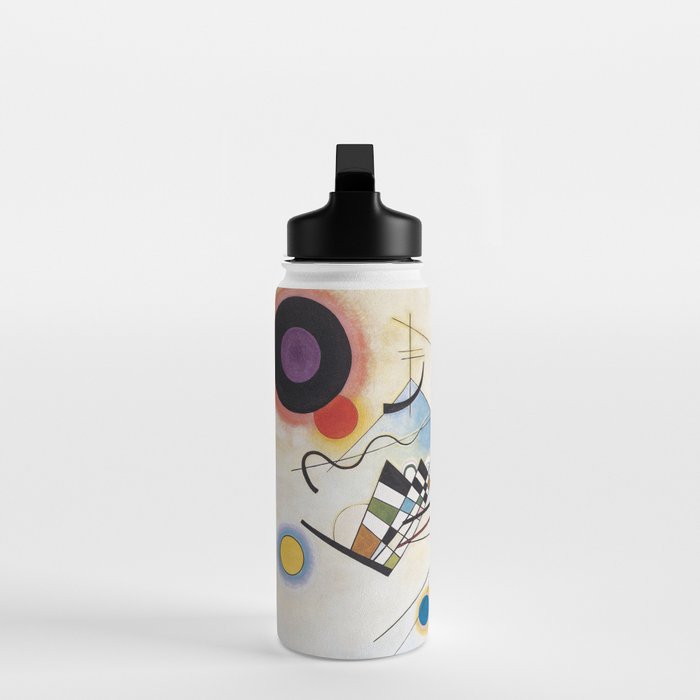 "Composition 8" by Wassily Kandinsky, 1920s Water Bottle Gallery Image 3