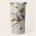 "Composition 8" by Wassily Kandinsky, 1920s Travel Mug Gallery Image 2