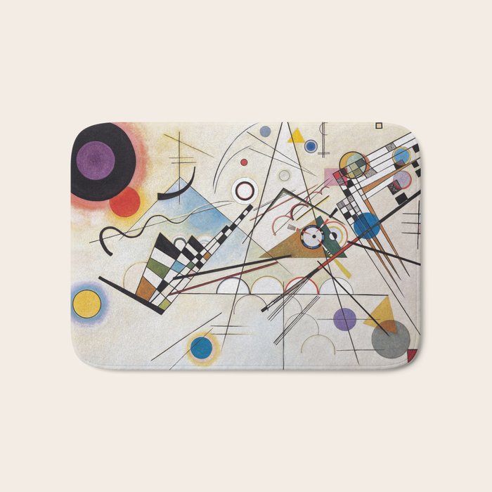 "Composition 8" by Wassily Kandinsky, 1920s Bath Mat Gallery Image 1