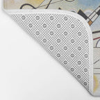 "Composition 8" by Wassily Kandinsky, 1920s Bath Mat Gallery Image 2