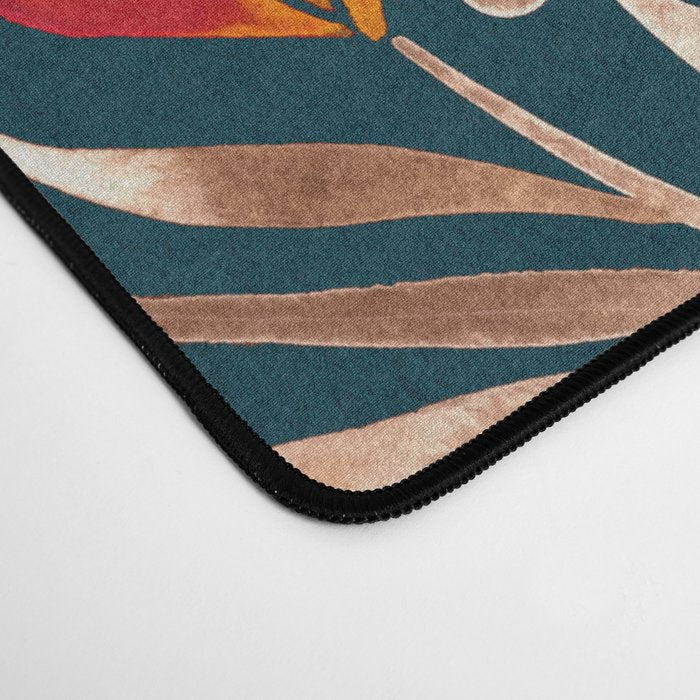 Sweet Florals - Crimson & Jade Desk Mat Gallery Image 4