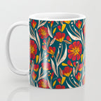 Sweet Florals - Crimson & Jade Coffee Mug Gallery Image 3