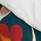 Sweet Florals - Crimson & Jade Comforter Gallery Image 4