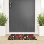 Sweet Florals - Crimson & Jade Welcome Mat Gallery Image 3