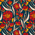 Sweet Florals - Crimson & Jade Coffee Mug Gallery Image 2