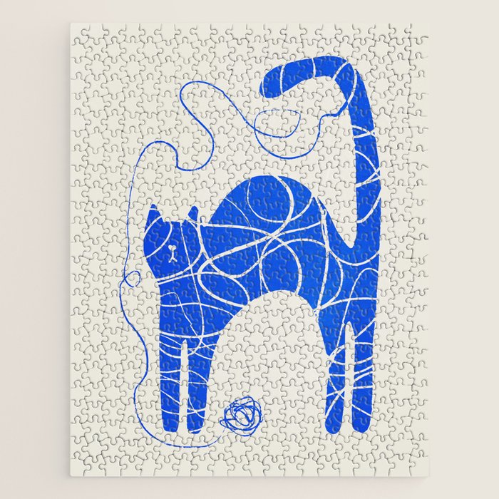 Wool Cat Jigsaw Puzzle Gallery Image 1