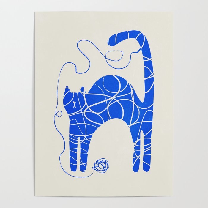 Wool Cat Poster Gallery Image 4