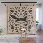 Cozy Night Fox Wall Mural Gallery Image 1