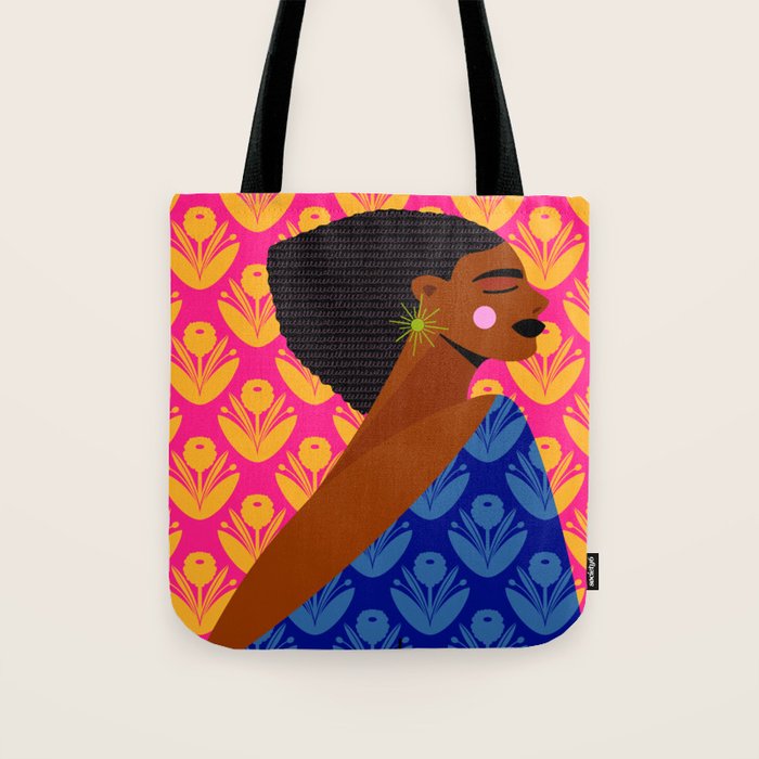 Retro Goddess Tote Bag Gallery Image 1