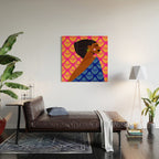 Retro Goddess Wood Wall Art Gallery Image 2