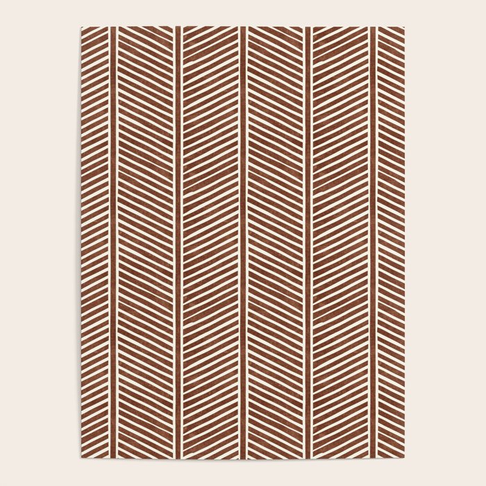 Organic Chevron on Brandywine Poster Gallery Image 4