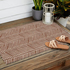 Organic Chevron on Brandywine Outdoor Rug Gallery Image 2