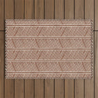 Organic Chevron on Brandywine Outdoor Rug Gallery Image 1