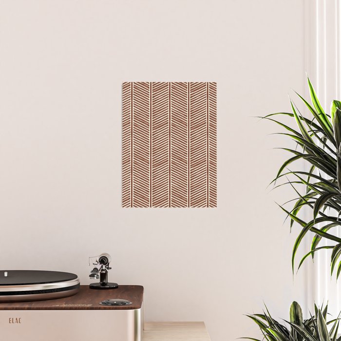 Organic Chevron on Brandywine Poster Gallery Image 2