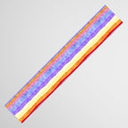 Colorful tye&die stripes Table Runner Gallery Image 3
