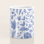 Meadow Magic Blooming Blue & White Wild Flower Floral Coffee Mug Gallery Image 4