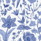 Meadow Magic Blooming Blue & White Wild Flower Floral Coffee Mug Gallery Image 2