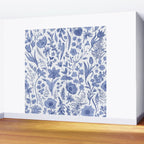 Meadow Magic Blooming Blue & White Wild Flower Floral Wall Mural Gallery Image 2