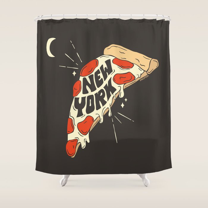 New York Slice Shower Curtain Gallery Image 1