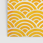 Japanese Seigaiha Wave - Marigold Palette Poster Gallery Image 3