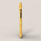 Japanese Seigaiha Wave - Marigold Palette iPhone Case Gallery Image 2
