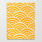 Japanese Seigaiha Wave - Marigold Palette Notebook Gallery Image 4