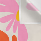 Bloom: Peach Matisse Color Series 04 Wall Tapestry Gallery Image 3