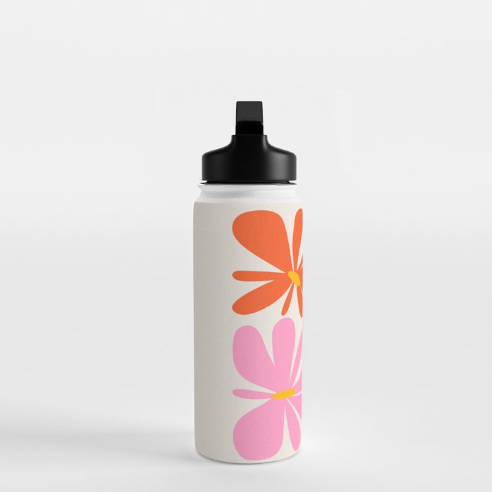 Bloom: Peach Matisse Color Series 04 Water Bottle Gallery Image 3