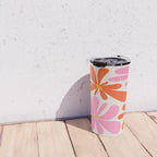 Bloom: Peach Matisse Color Series 04 Travel Mug Gallery Image 4