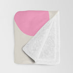 Bloom: Peach Matisse Color Series 04 Throw Blanket Gallery Image 3