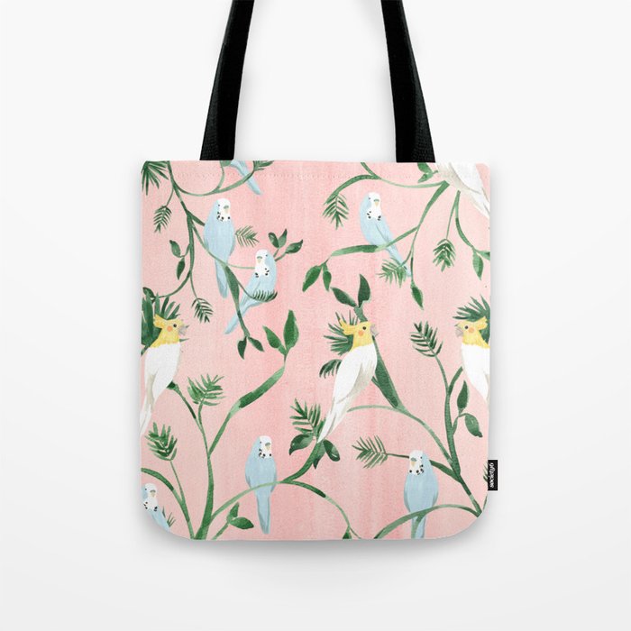 Jungle Birds Tote Bag Gallery Image 1