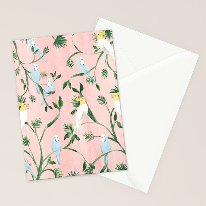 Jungle Birds Stationery Card Gallery Image 2