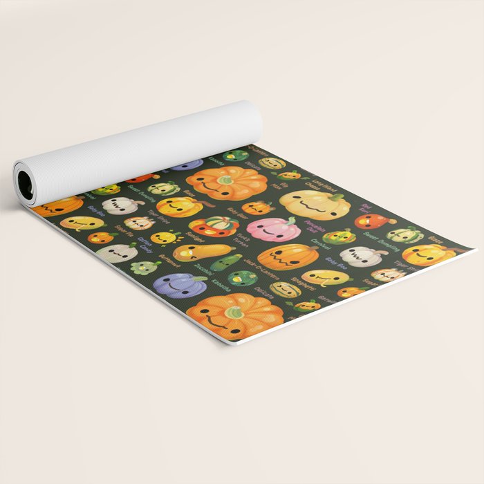 Pumpkin and squash Yoga Mat Gallery Image 2