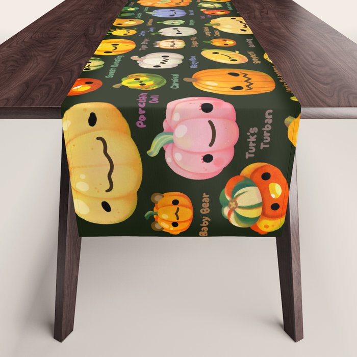 Pumpkin and squash Table Runner Gallery Image 1