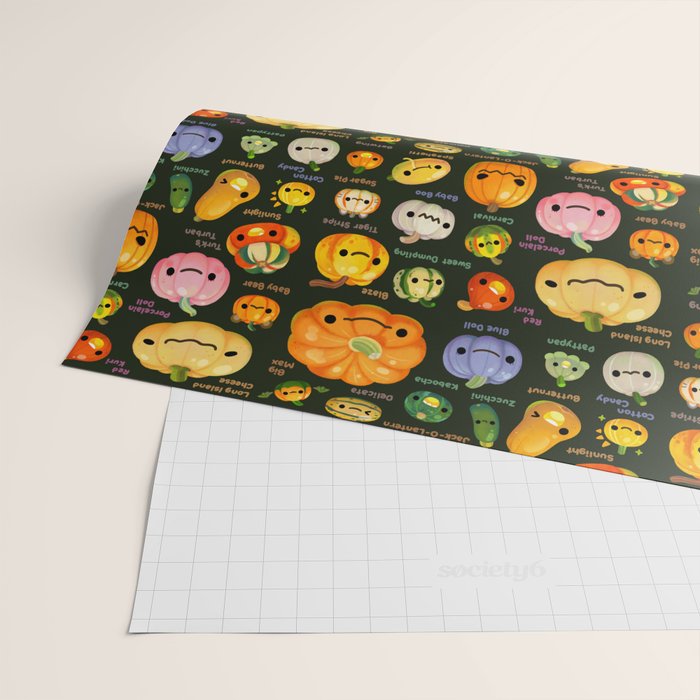 Pumpkin and squash Wrapping Paper Gallery Image 2