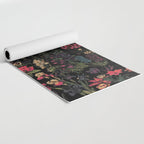 Exotic Midnight Floral Garden Yoga Mat Gallery Image 2