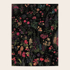 Exotic Midnight Floral Garden Poster Gallery Image 4