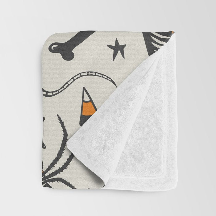 Halloween X-Ray Throw Blanket Gallery Image 3