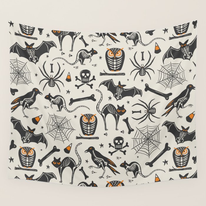 Halloween X-Ray Wall Tapestry Gallery Image 1