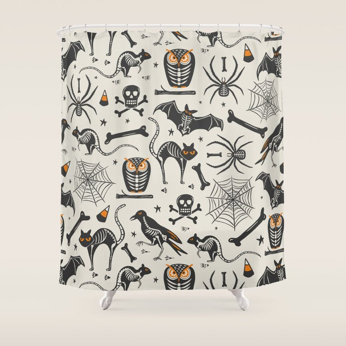Halloween X-Ray Shower Curtain Gallery Image 1