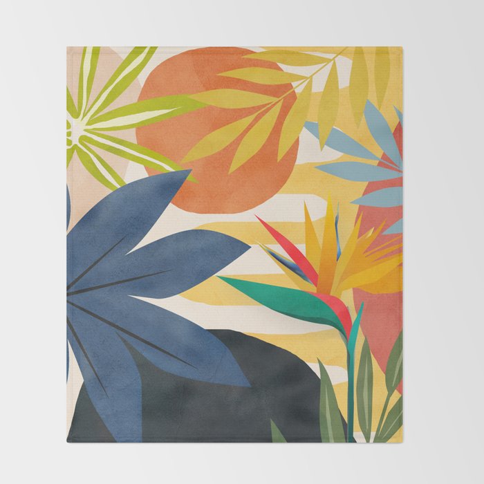 Garden in the Sunshine 7 Throw Blanket Gallery Image 2