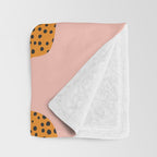 Cheetahs pattern on pink Throw Blanket Gallery Image 3
