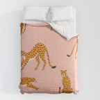 Cheetahs pattern on pink Comforter Gallery Image 6
