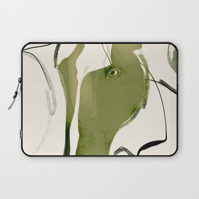Abstract Minimal Horse Laptop Sleeve Gallery Image 1