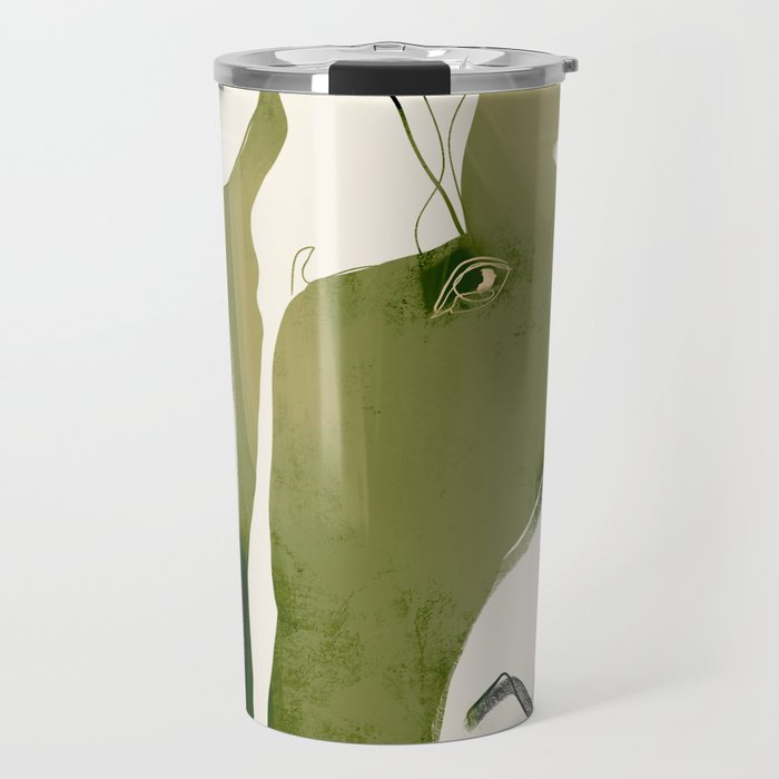 Abstract Minimal Horse Travel Mug Gallery Image 1