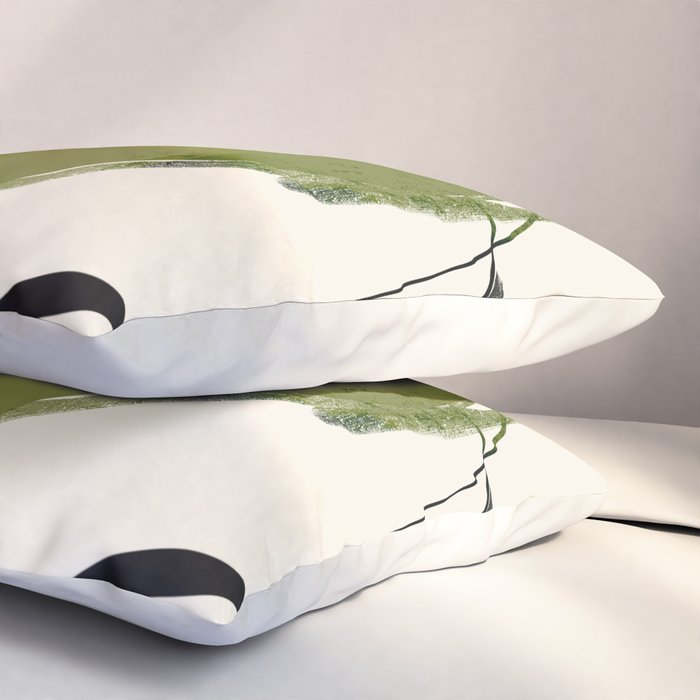 Abstract Minimal Horse Pillow Sham Gallery Image 3