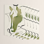Abstract Minimal Horse Wrapping Paper Gallery Image 3