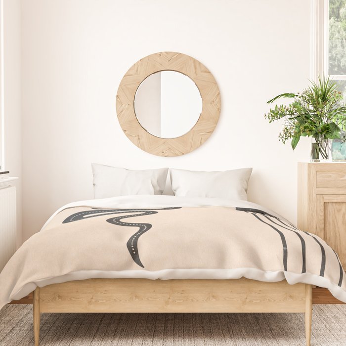 Snake Geometry Duvet Cover Gallery Image 3