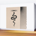 Snake Geometry Wall Mural Gallery Image 2