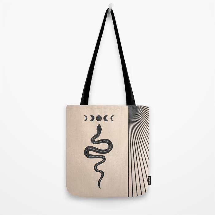 Snake Geometry Tote Bag Gallery Image 2